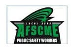 A green and black logo for public safety workers.