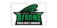 A green and black logo for public safety workers.